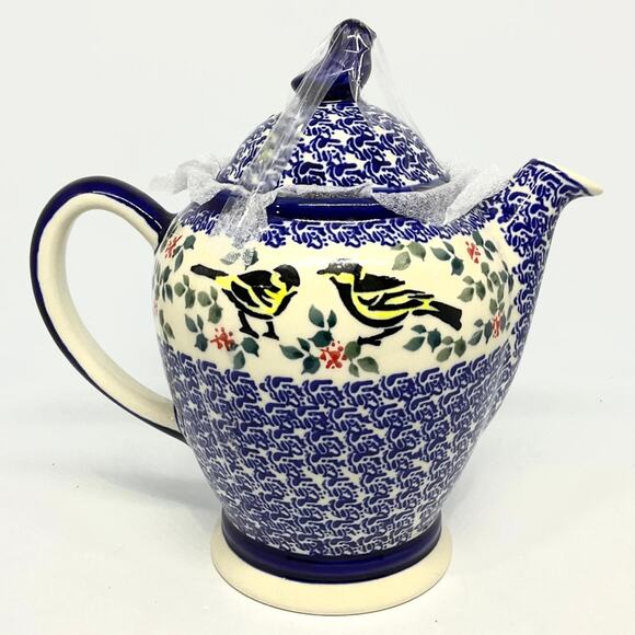 Polish Pottery Teapot Set from Zaklady Ceramiczne Boleslawiec - Picture 3 of 10